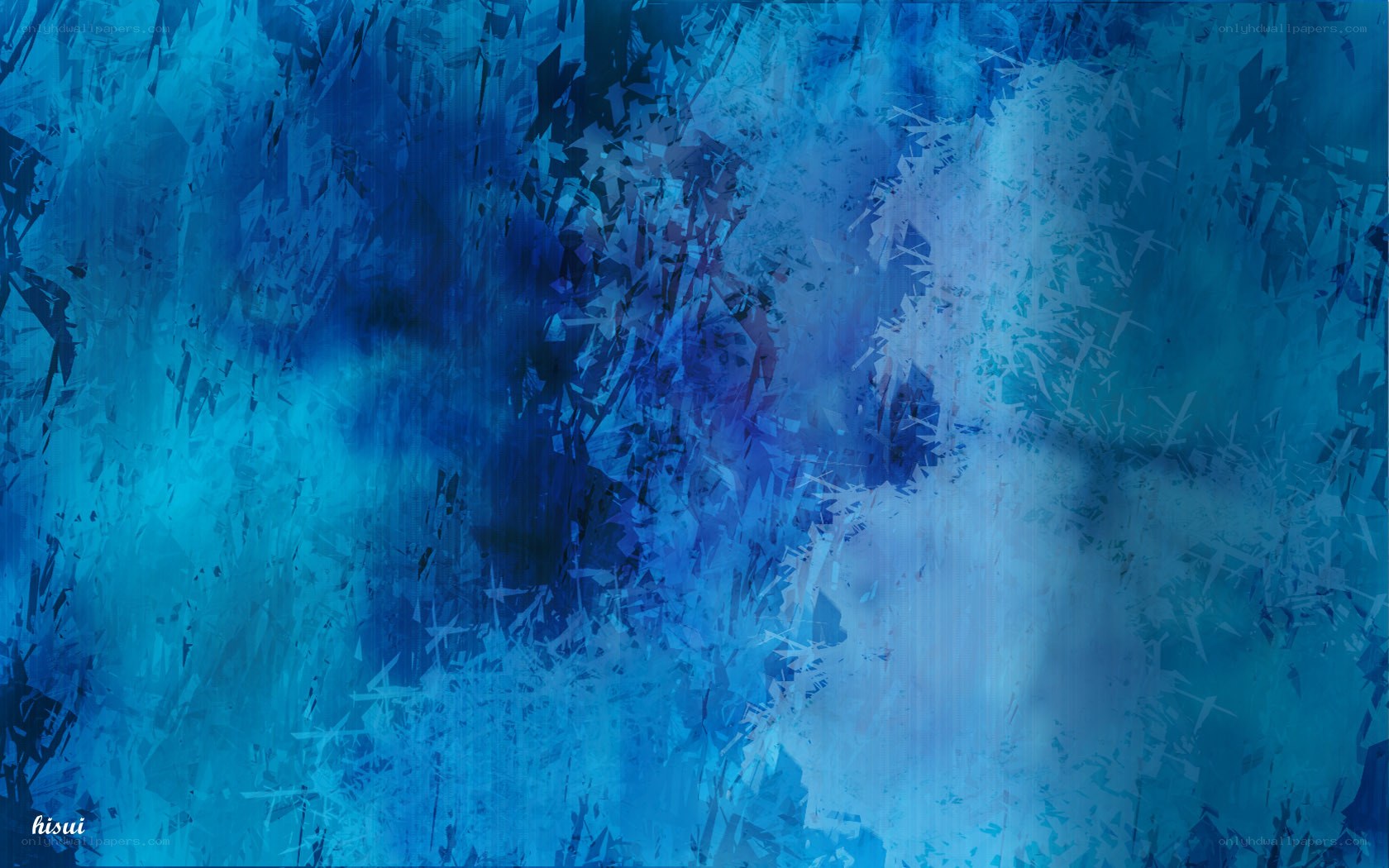 blue abstract fractal texture