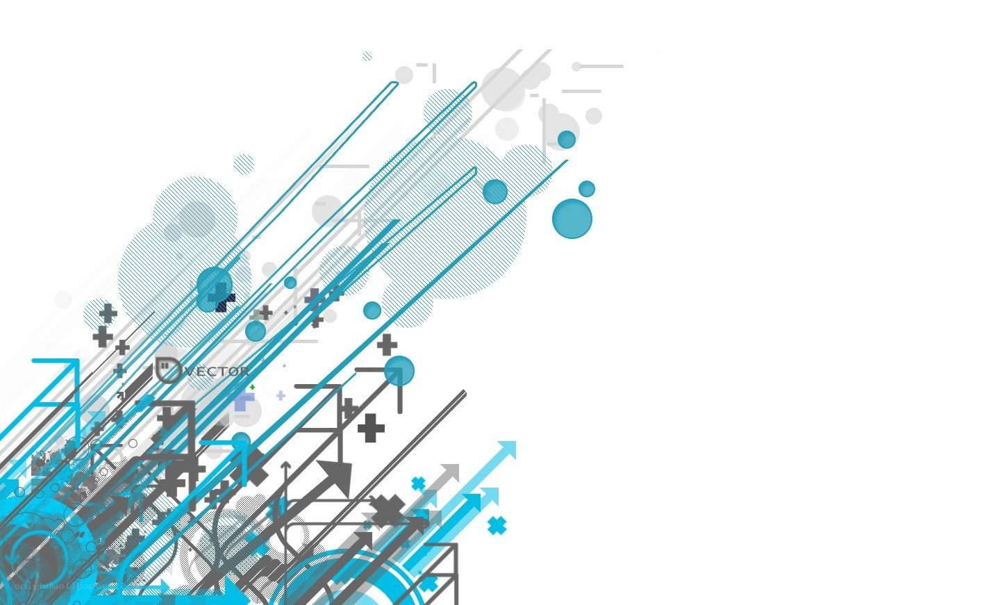 blue abstract geometric design