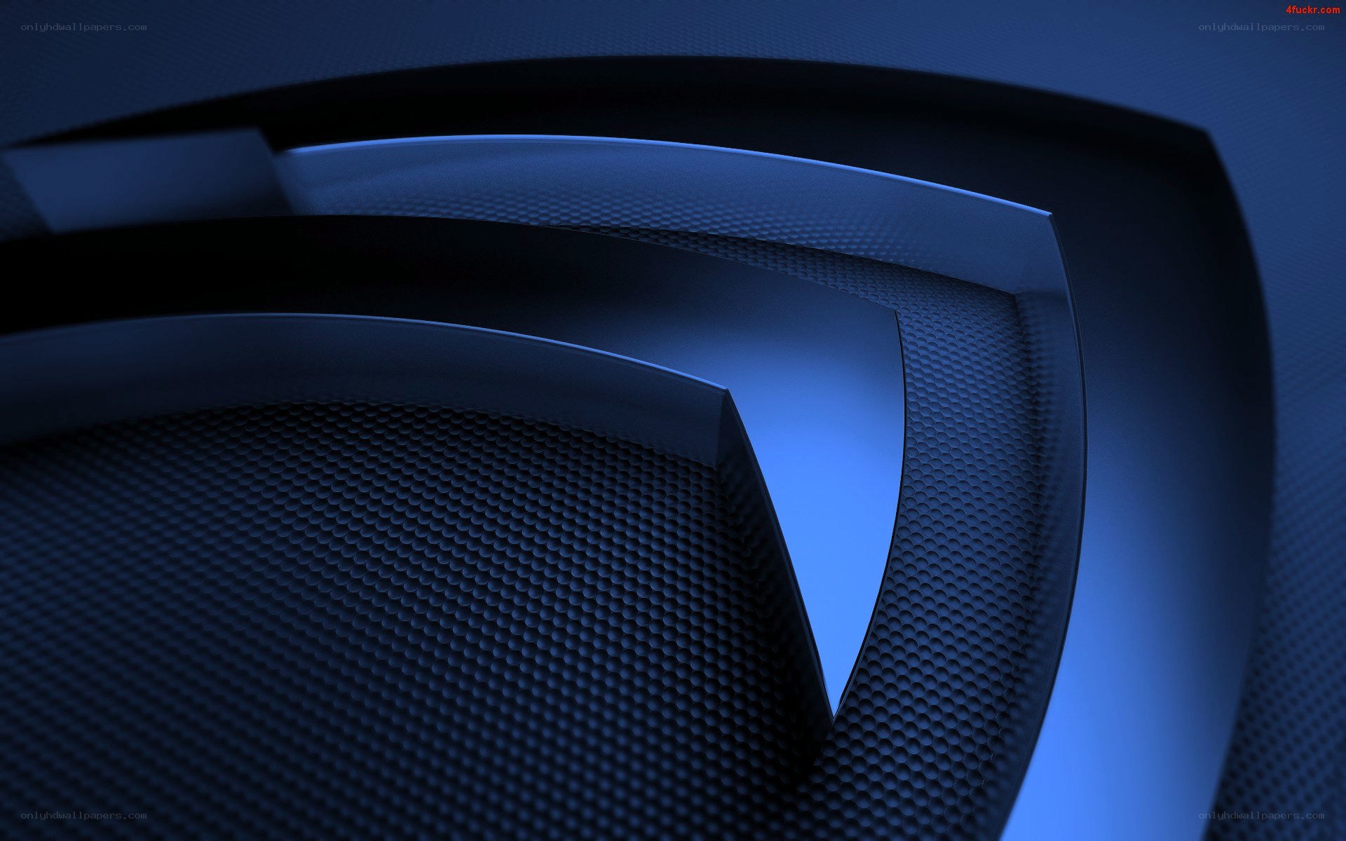 Blue abstract geometric design