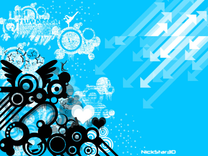 blue abstract graphic design
