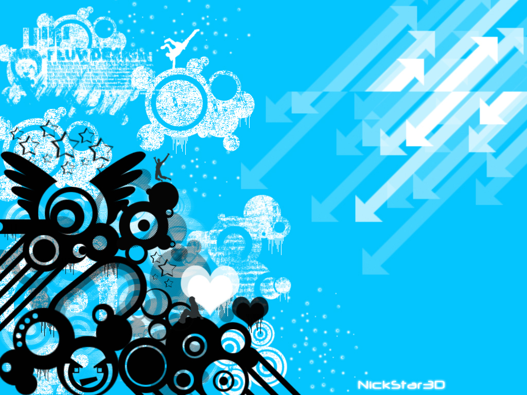 blue abstract graphic design