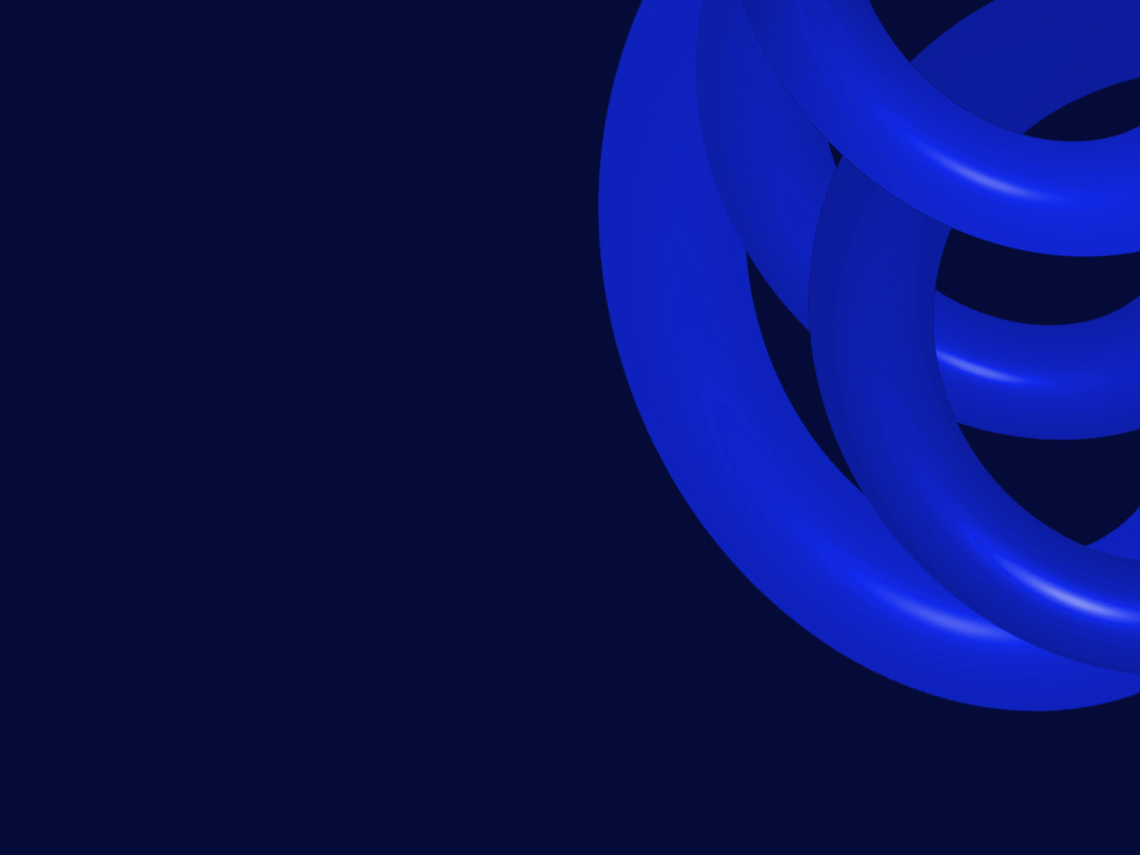 blue abstract knot design