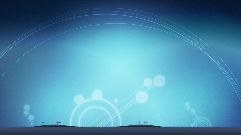 blue abstract landscape