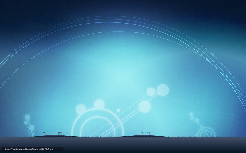 Blue abstract landscape