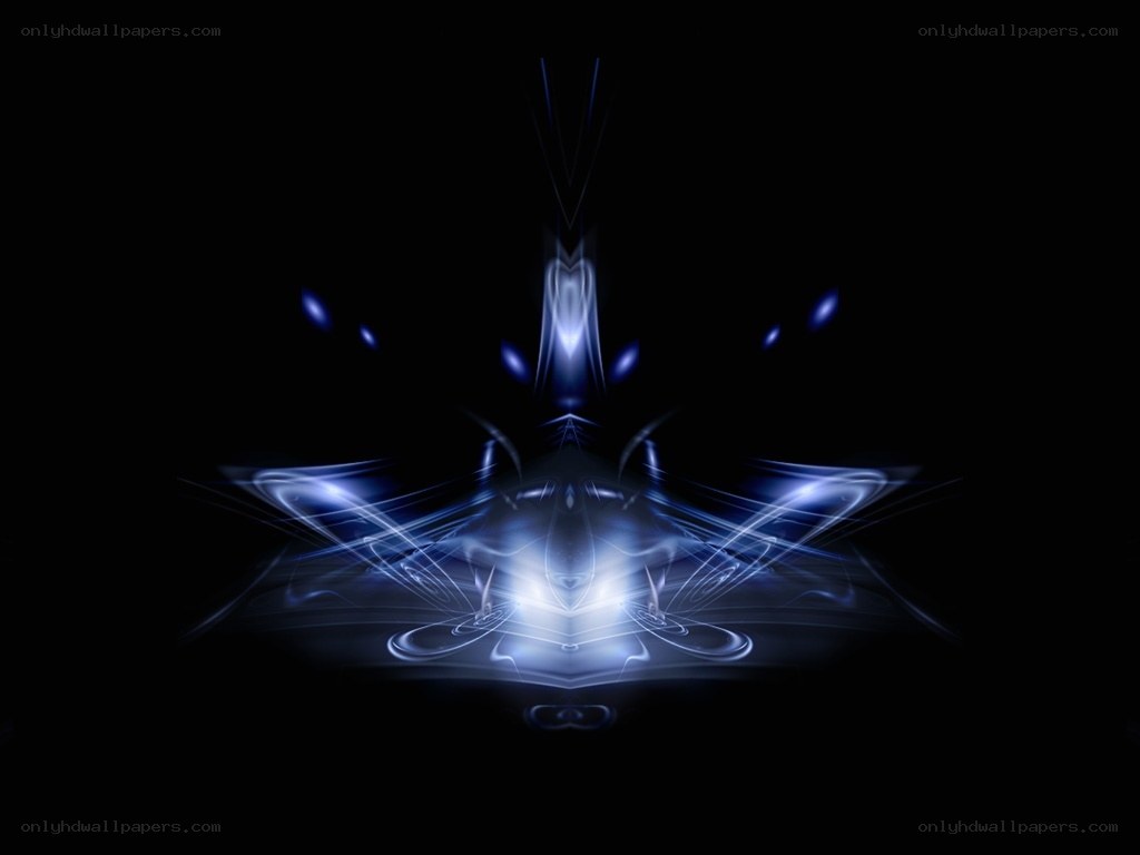 blue abstract light design