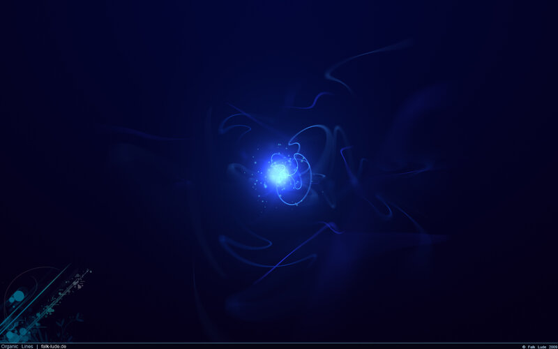 Blue abstract light design