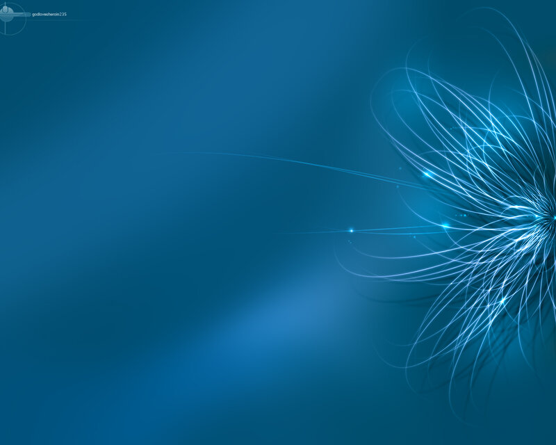 blue abstract light design