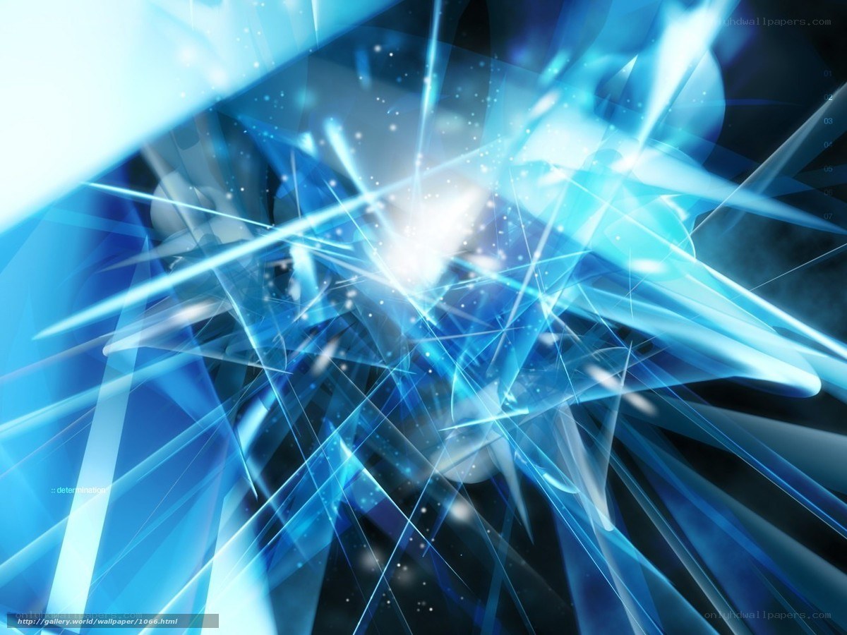 Blue abstract light explosion