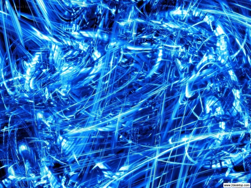 blue abstract light lines