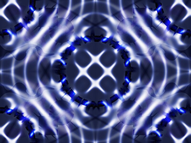 blue abstract light pattern