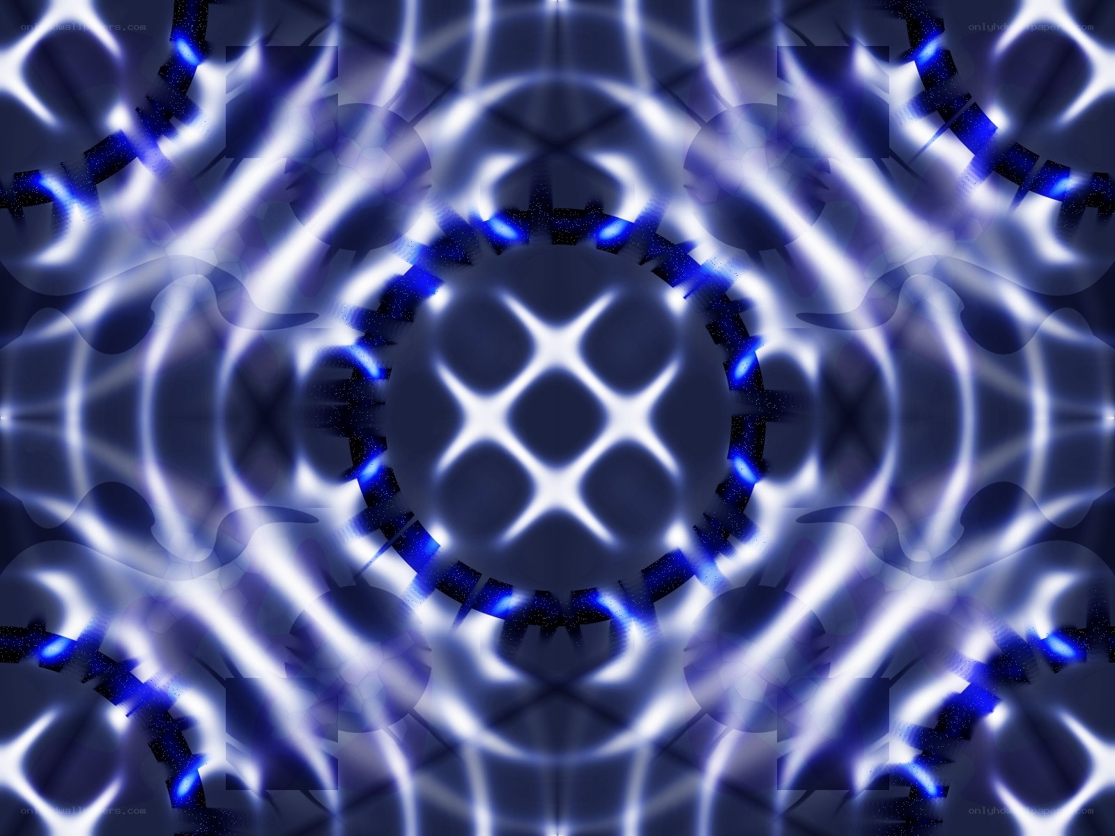 blue abstract light pattern