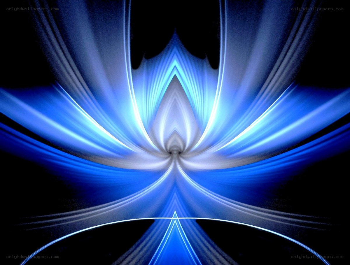 Blue abstract light pattern