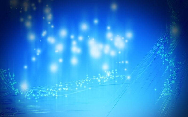 Blue Abstract Light Pattern — Serene, Digital Art