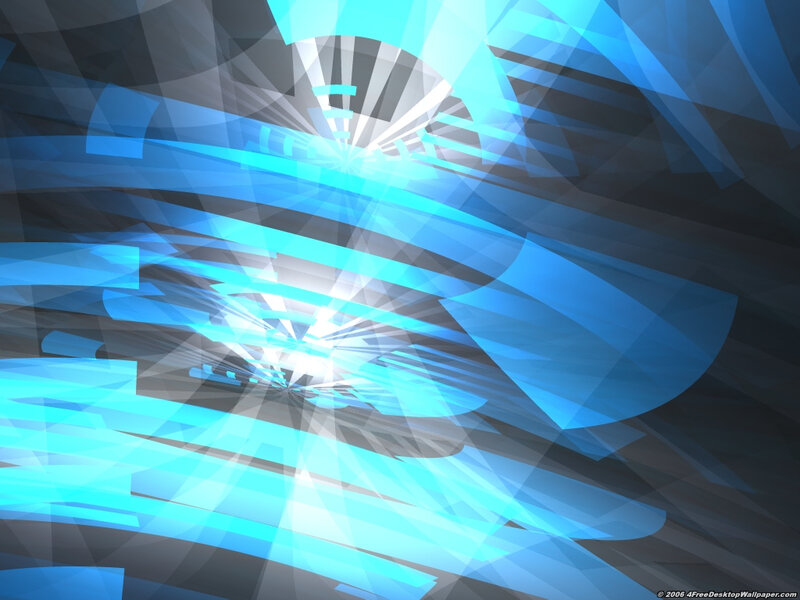 Blue Abstract Light Rays — Dynamic