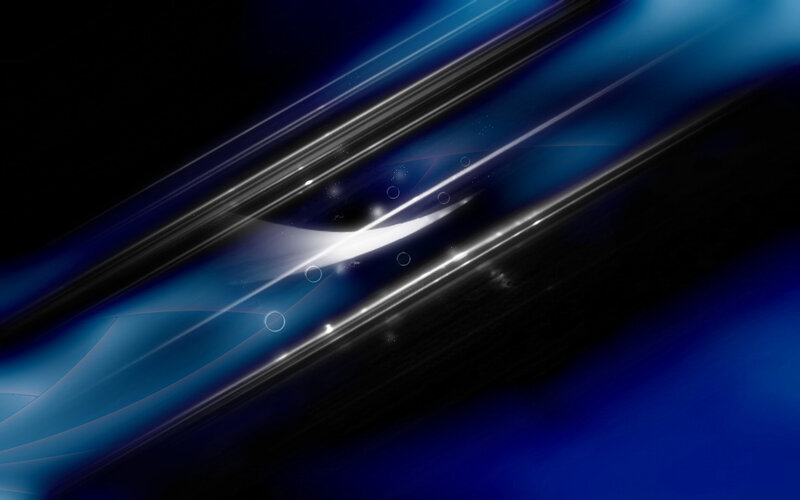 blue abstract light streaks
