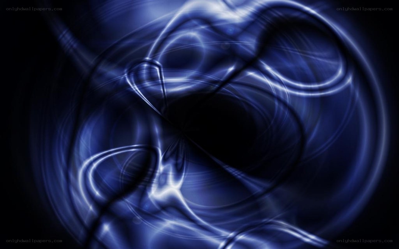 blue abstract light swirls