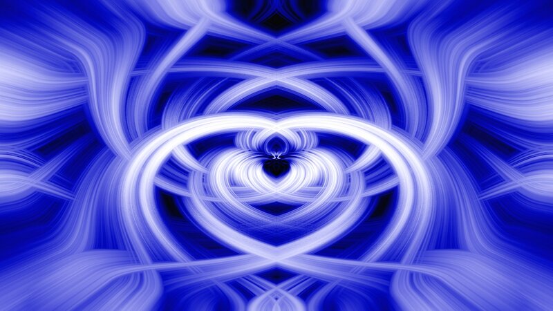 blue abstract light swirls