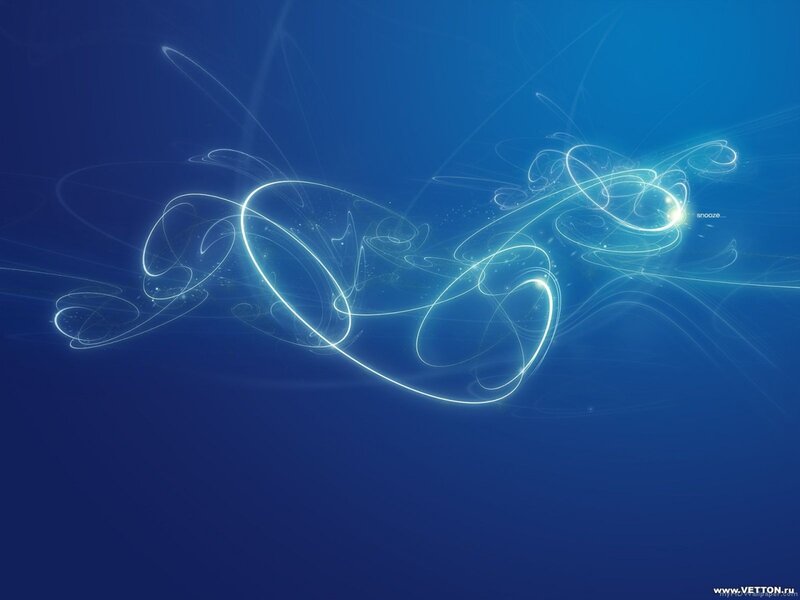 blue abstract light swirls