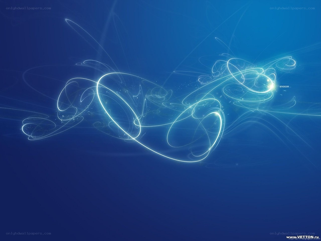 blue abstract light swirls