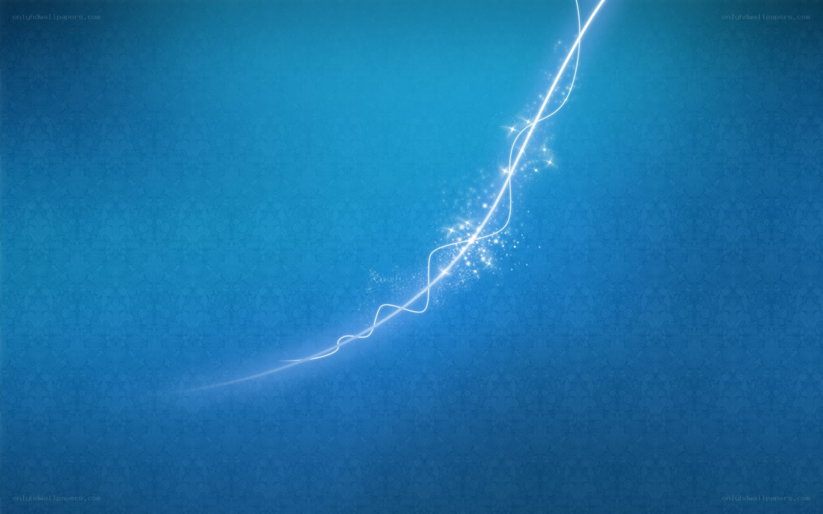 blue abstract light trail