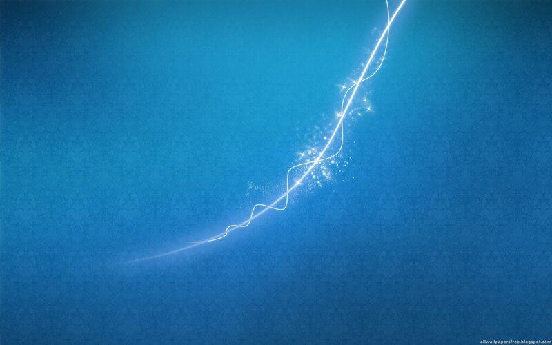 blue abstract light trail