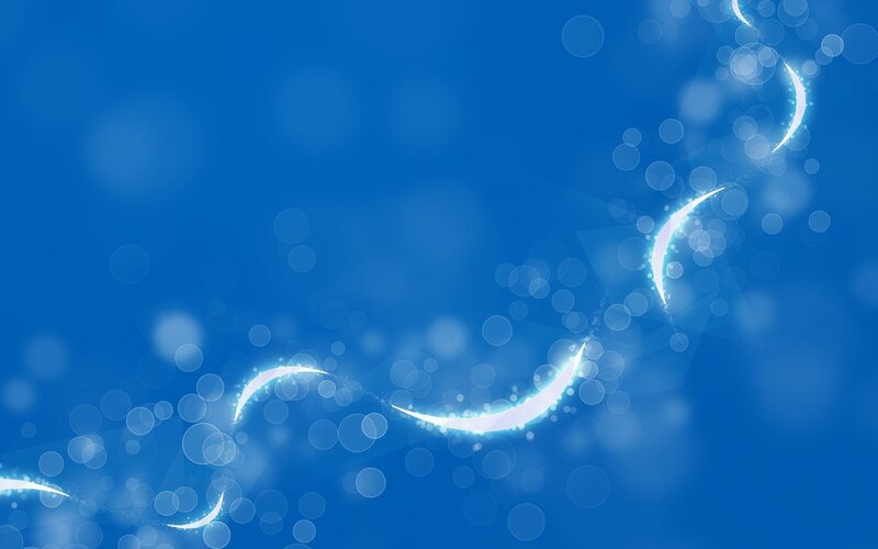 blue abstract light trails
