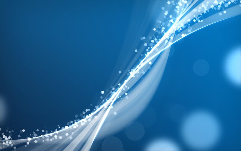 blue abstract light wave