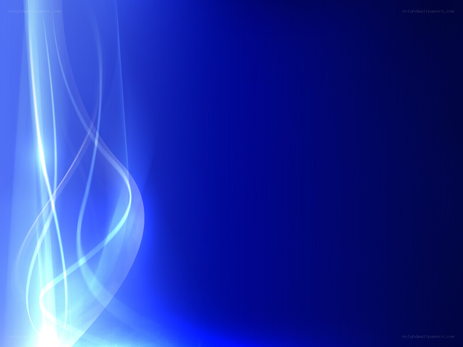 blue abstract light waves