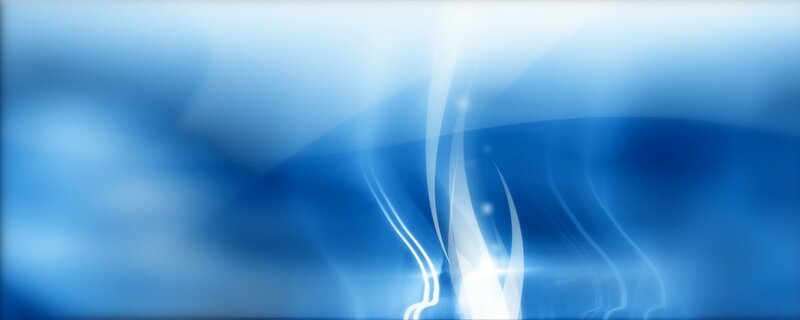 blue abstract light waves
