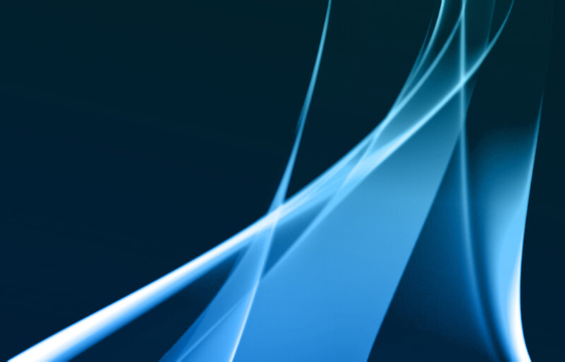 blue abstract light waves