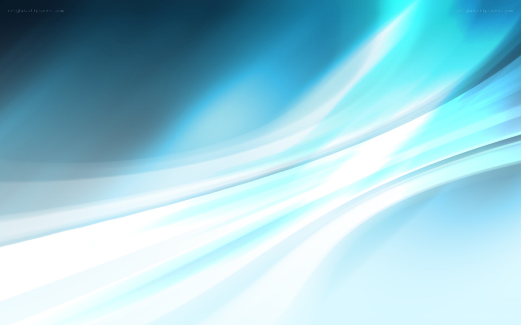 blue abstract light waves