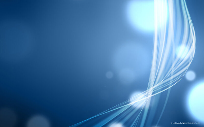 blue abstract light waves
