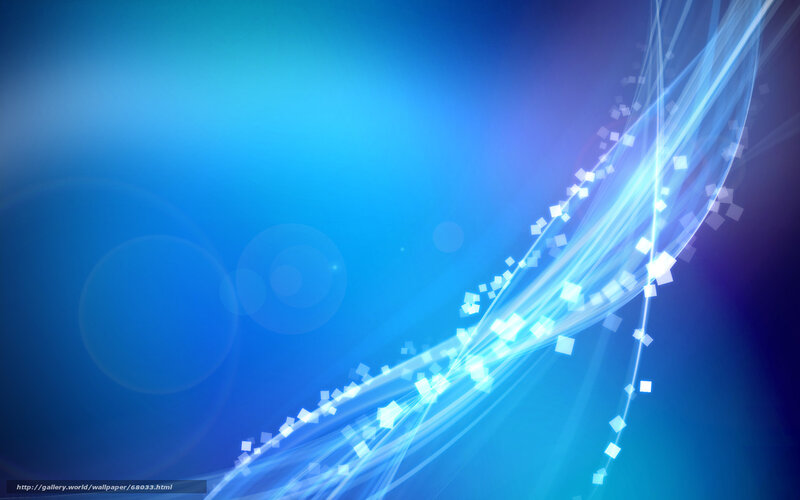 Blue Abstract Light Waves — Dynamic