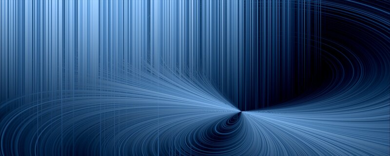 Blue abstract line pattern