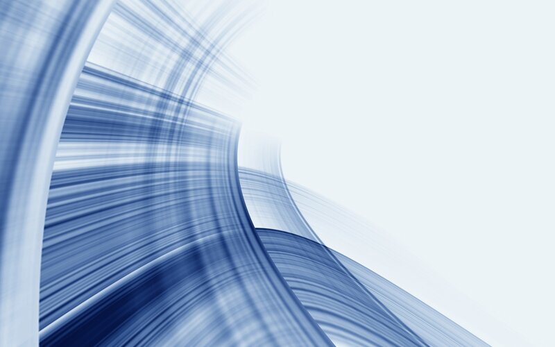 Blue Abstract Lines — Calm, Curves