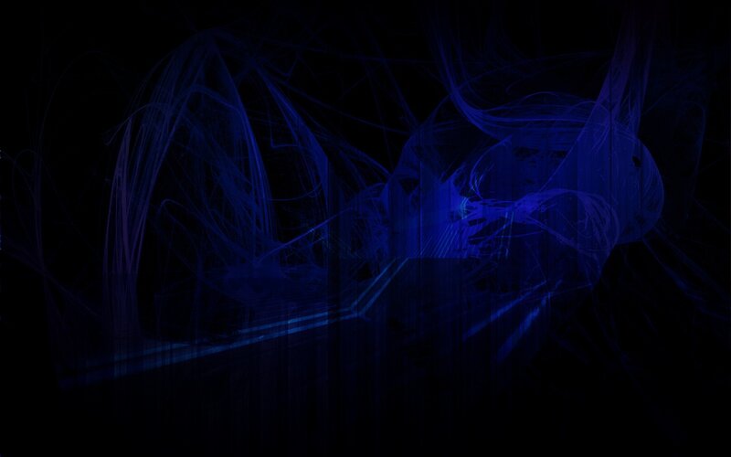 Blue Abstract Lines — Dark