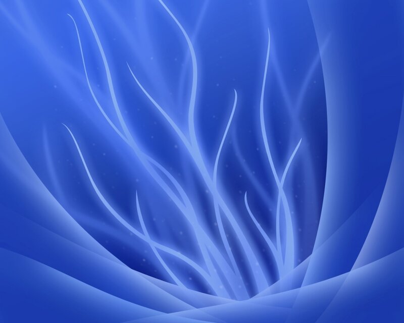 Blue Abstract Lines — Serene