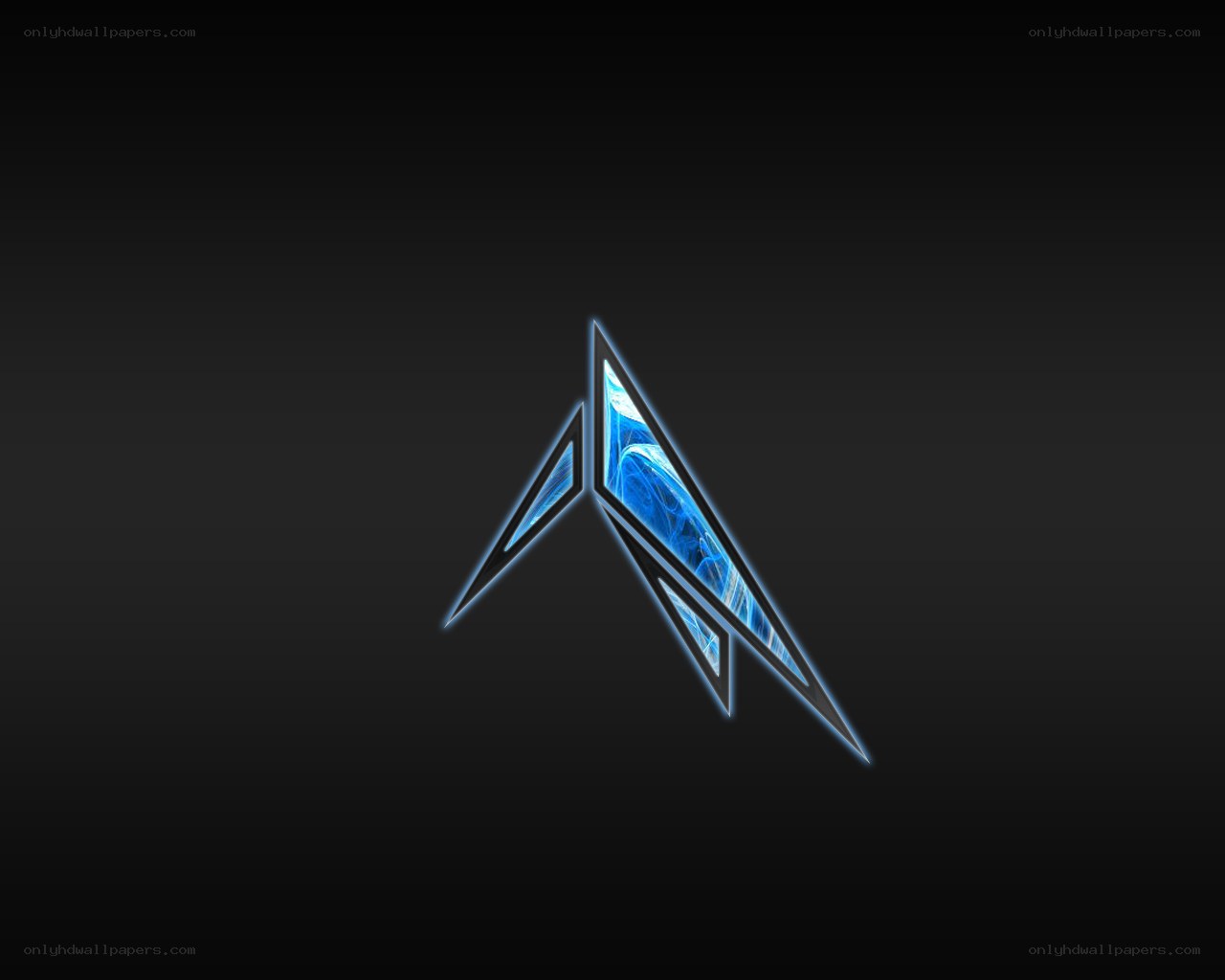 blue abstract logo design