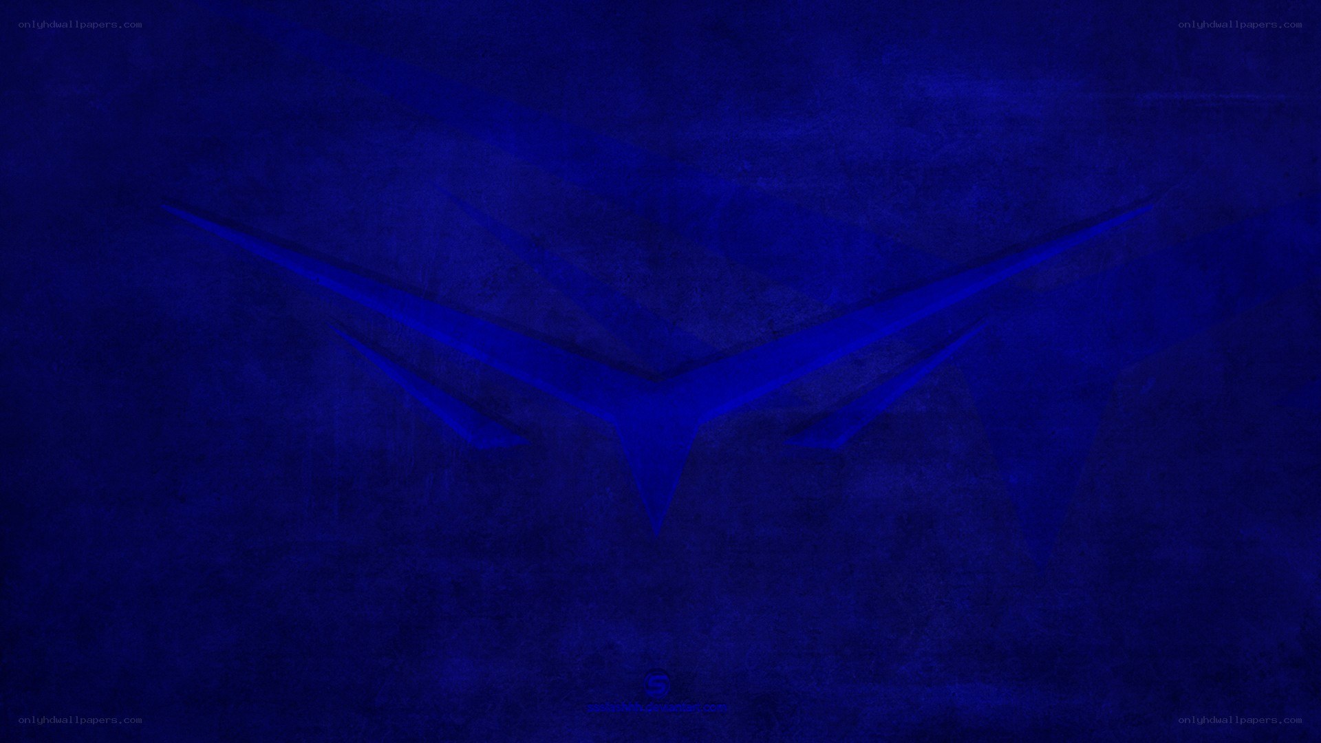 Blue abstract logo design