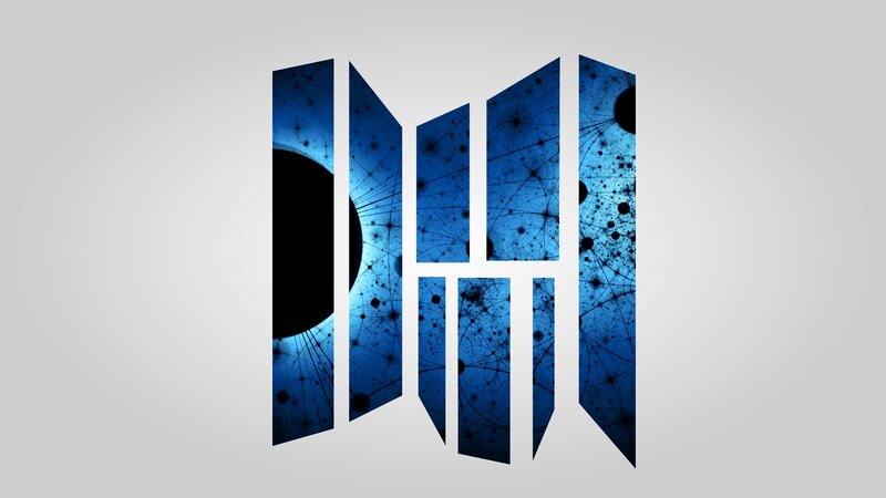 Blue Abstract Logo — Minimalist