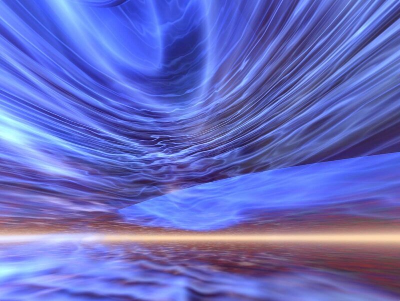 blue abstract motion blur