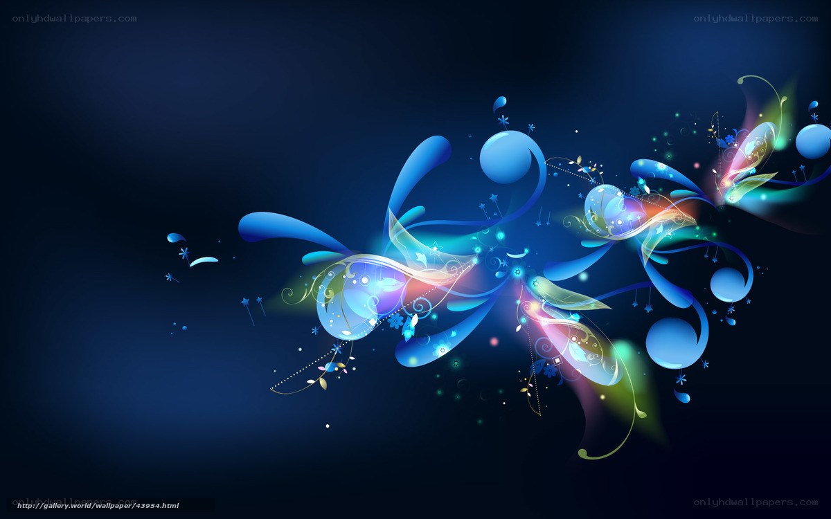 Blue abstract motion design