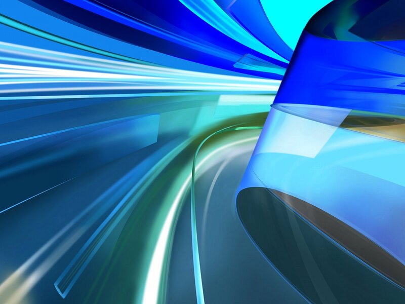 Blue Abstract Motion — Dynamic