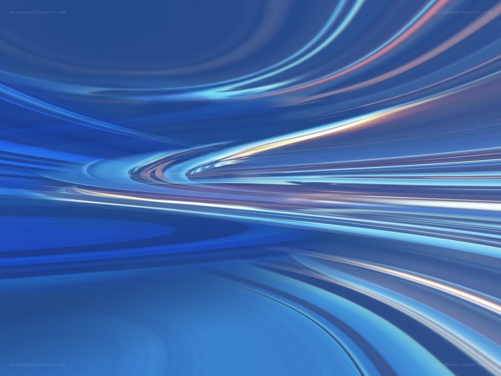 Blue abstract motion lines