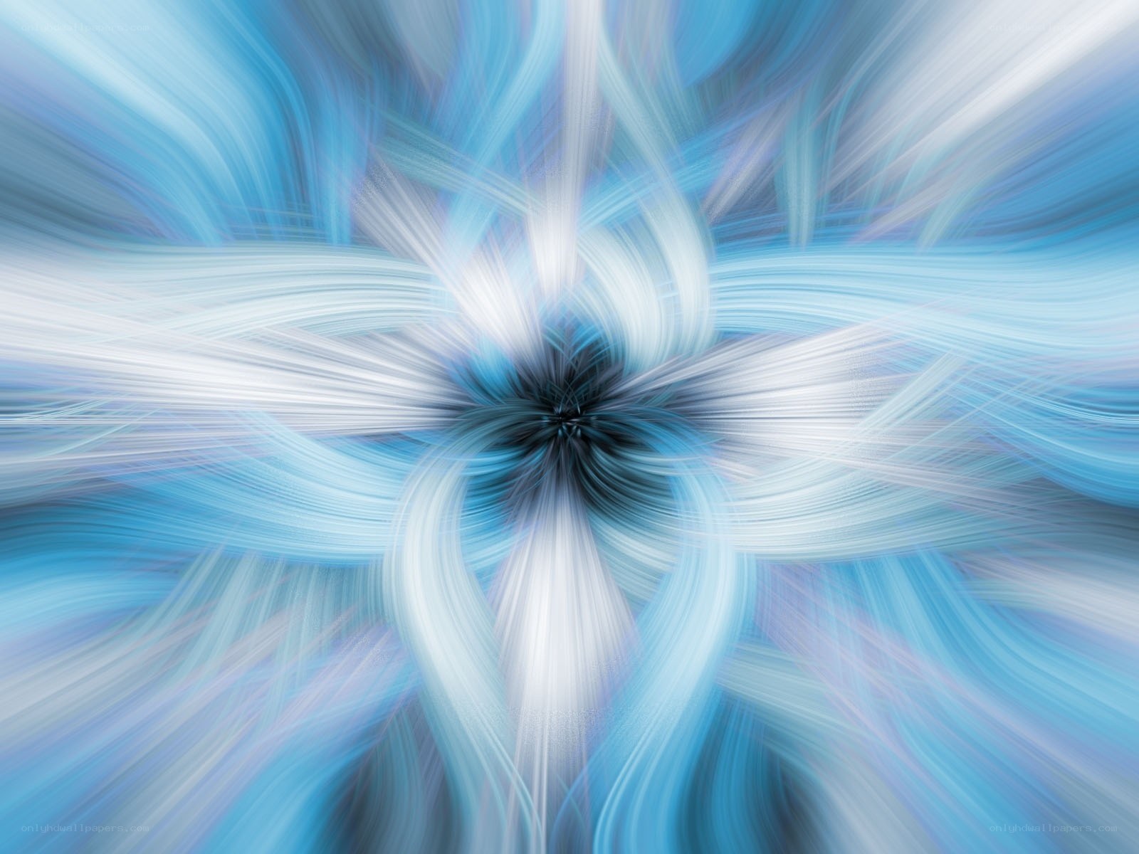 blue abstract motion pattern