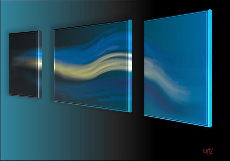 Blue Abstract Paintings