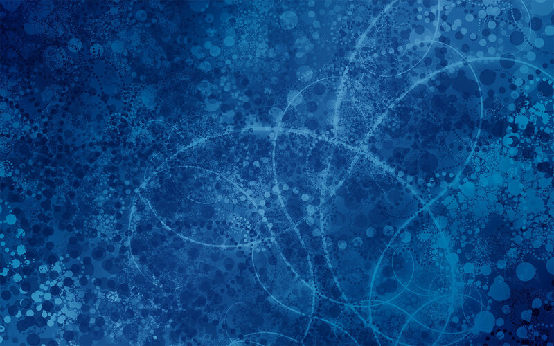 Blue Abstract Pattern — Calm, Circles