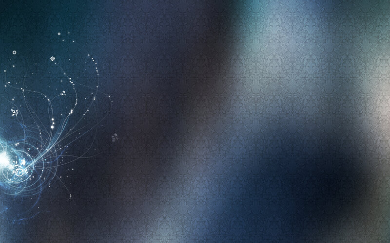 Blue Abstract Pattern — Calm, Digital Art, Light Trails