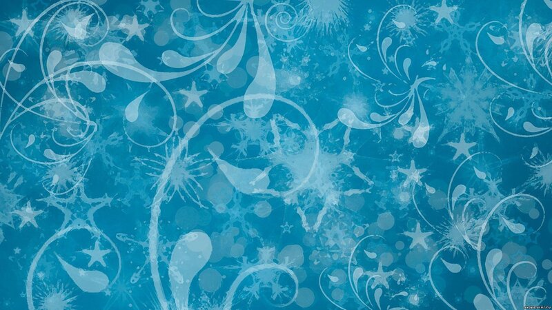 Blue Abstract Pattern — Calm, Digital Art, Stars