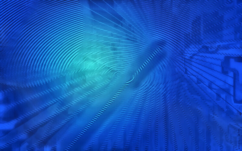 Blue Abstract Pattern — Calm, Lines, Waves